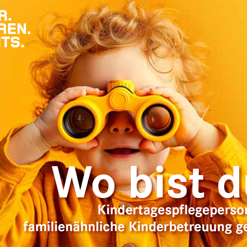 Imagekampagne Kindertagespflegepersonen